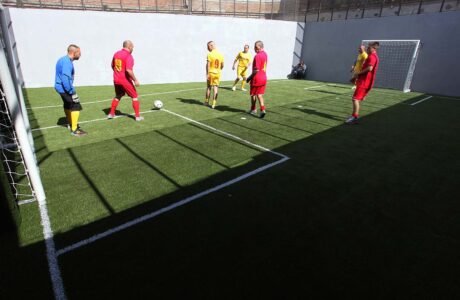 Campo da calcio per detenuti