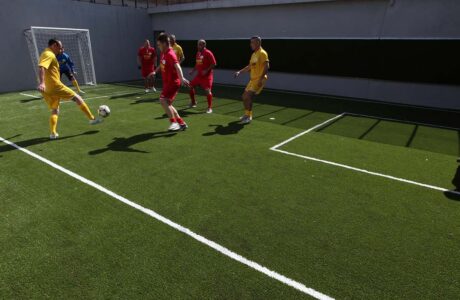 Campo da calcio per detenuti